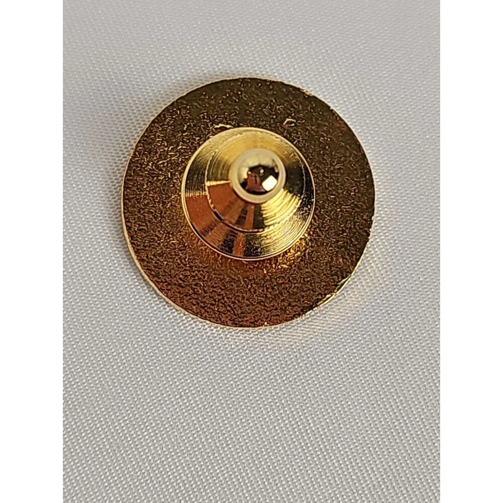 Vintage PHOENIX FY 91 Employee Recognition Award Trophy Lapel Pin Gold Tone
